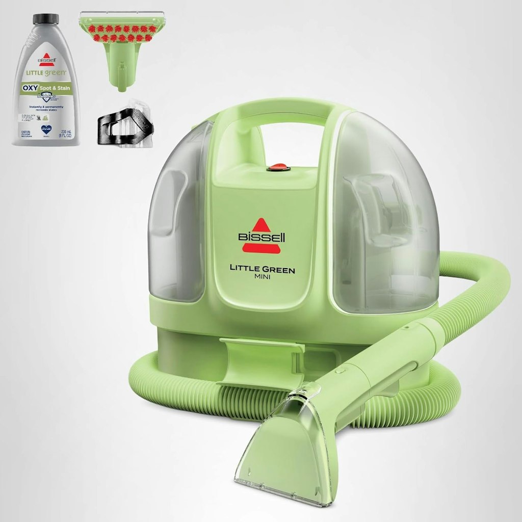 Bissell Little Green Mini Portable Carpet and Upholstery Cleaner: $74.99 Bissell Little Green Mini Portable Carpet and Upholstery Cleaner: $74.99