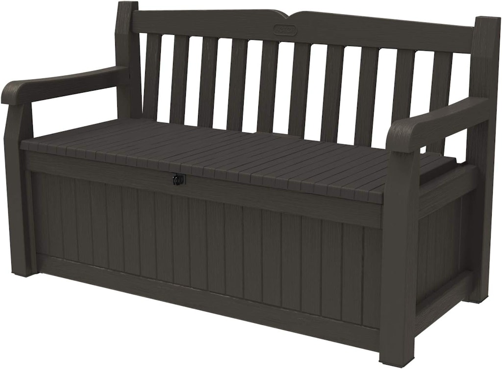 Keter Solana 70-Gallon Outdoor Storage Bench: $119 Keter Solana 70-Gallon Outdoor Storage Bench: $119