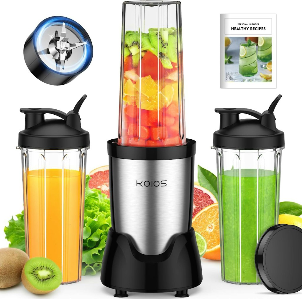 Koios Personal Blender with 3 * 22oz To-Go Cups: $27.39
