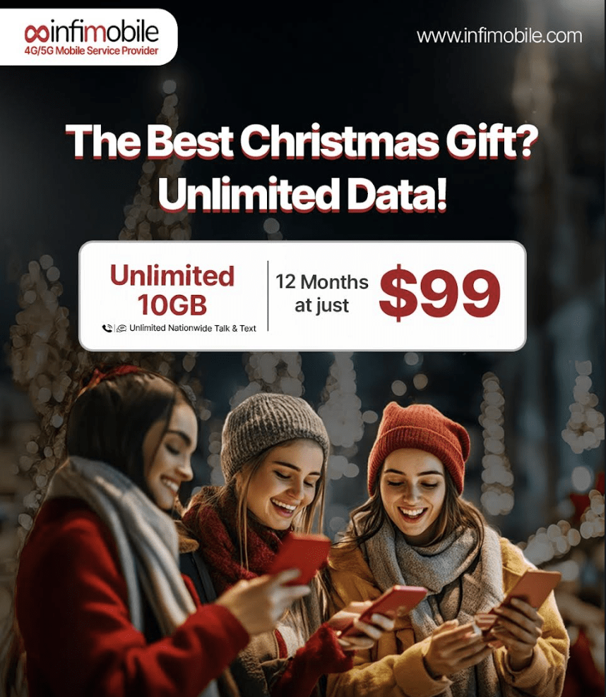 A Christmas Deal You Can't Miss — 12 Months for $99!: 10GB for 12 months for $99