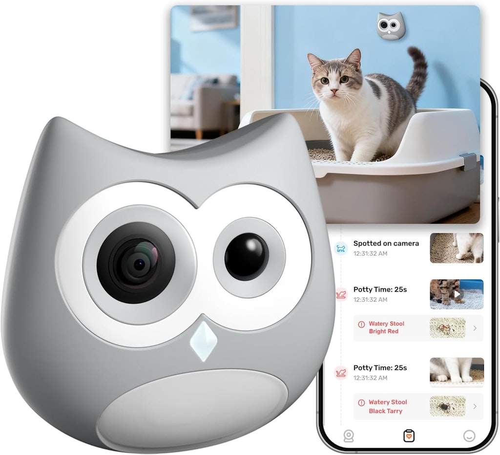 SiiPet Litter Box AI Monitoring Camera: $50.00