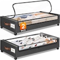 Under Bed Storage with Wheels 2-Pack for $28 + free shipping