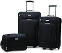 American Tourister Fieldbrook XLT Softside Upright Luggage 3-Piece Set for $66 + free shipping