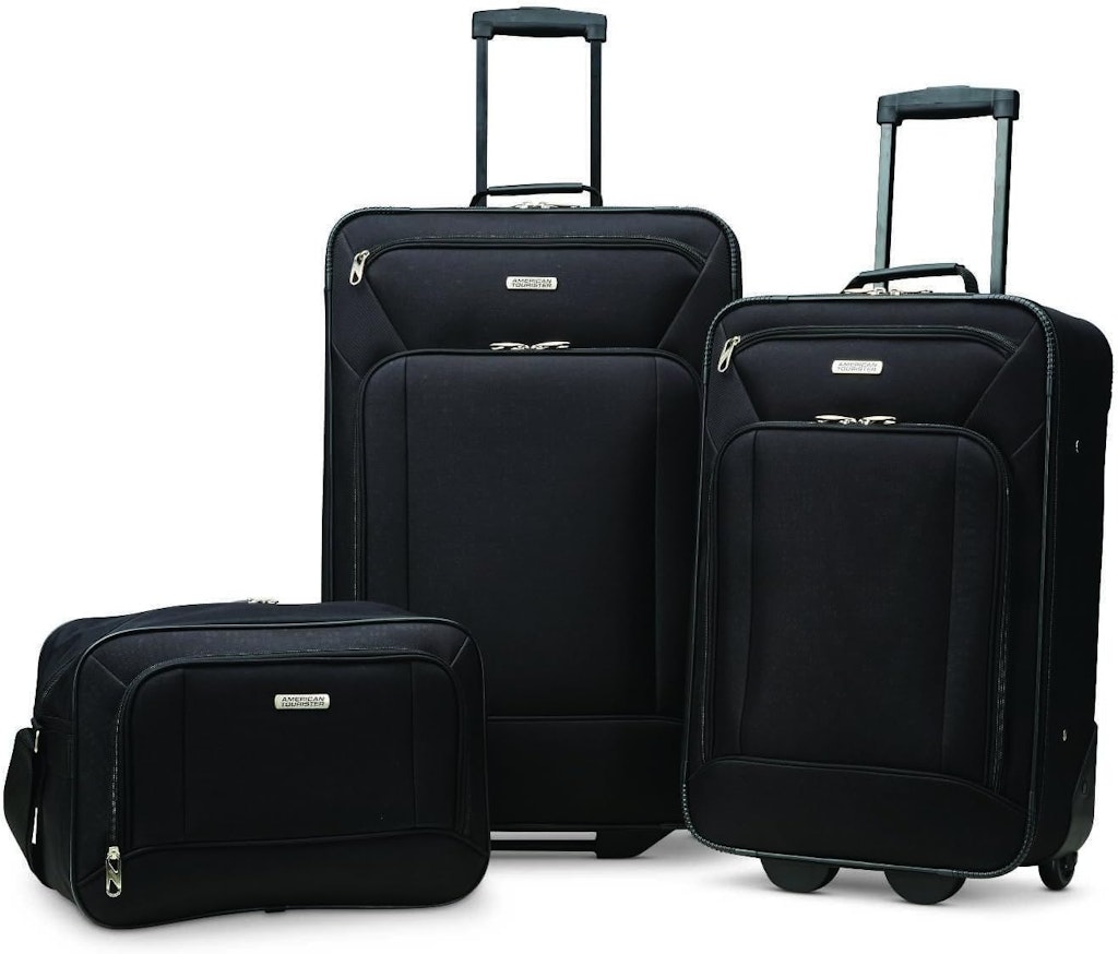 American Tourister Fieldbrook XLT Softside Upright Luggage 3-Piece Set: $66