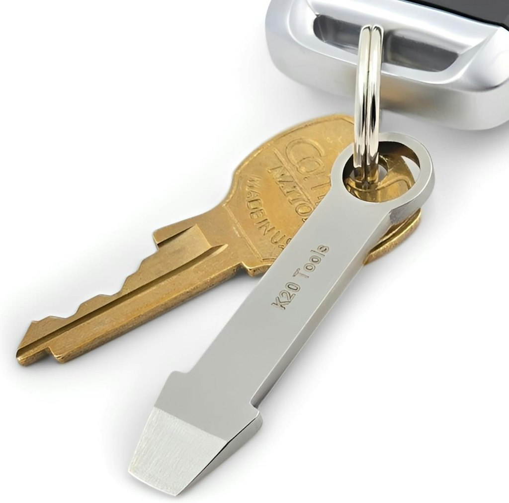 Keychain Mini Pry Bar Stainless Steel EDC Tool: $9.99