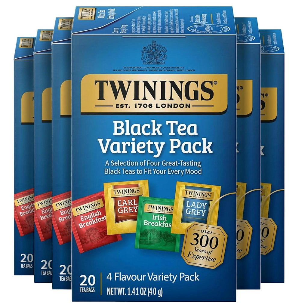 Twinings Black Tea 20-Count Variety Pack 6-Pack (120 teabags): $16 via Sub & Save