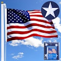Amazing Flag Kingdom 3x5-Foot Heavy Duty Outdoor American Flag for $8 + free shipping w/ Prime