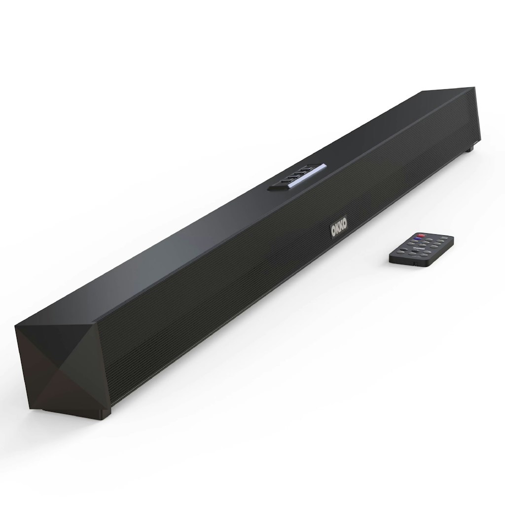 Okko ClearWave 37" 60W 2-Channel Bluetooth TV Soundbar: $19.99