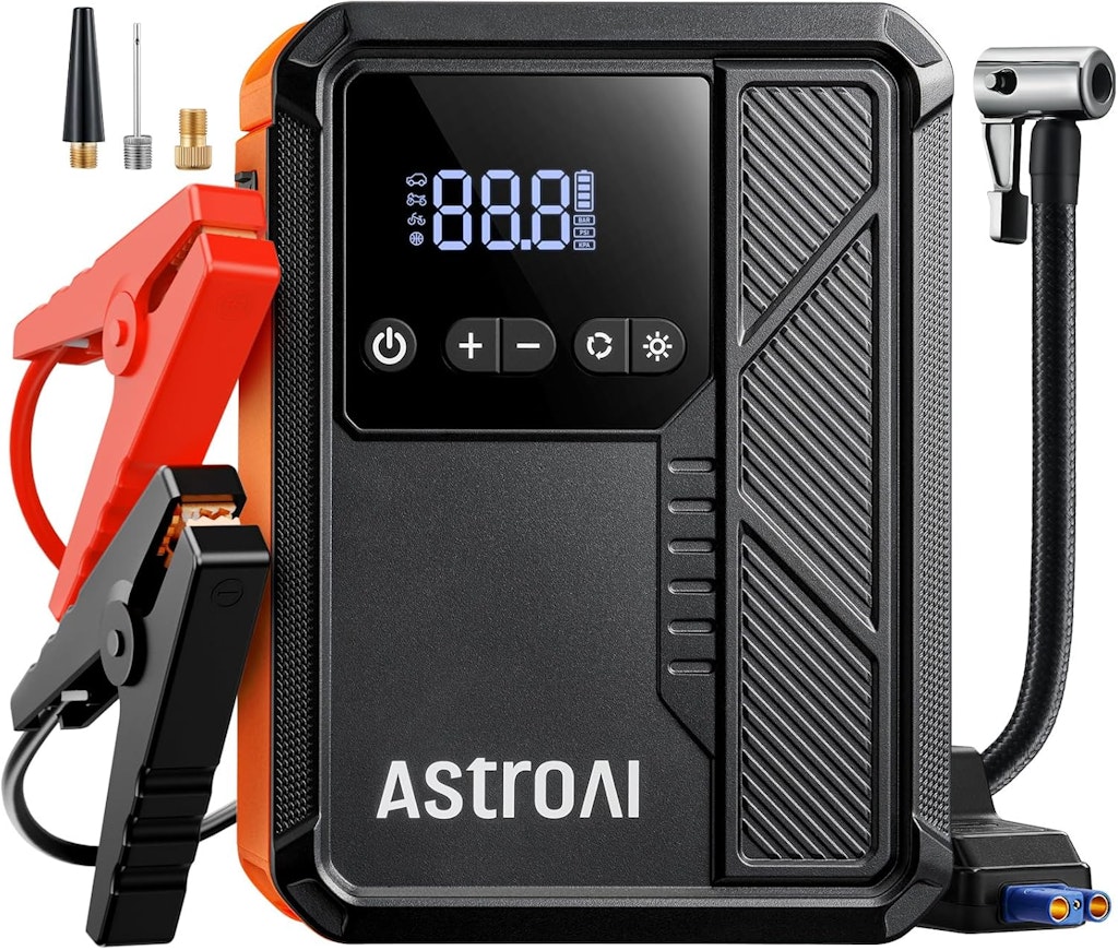 AstroAI Beta822 3000A Jump Starter & Air Compressor: $37 w/ Prime AstroAI Beta822 3000A Jump Starter & Air Compressor: $37 w/ Prime