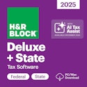 H&R Block Tax Software Deluxe + State 2025 for $20