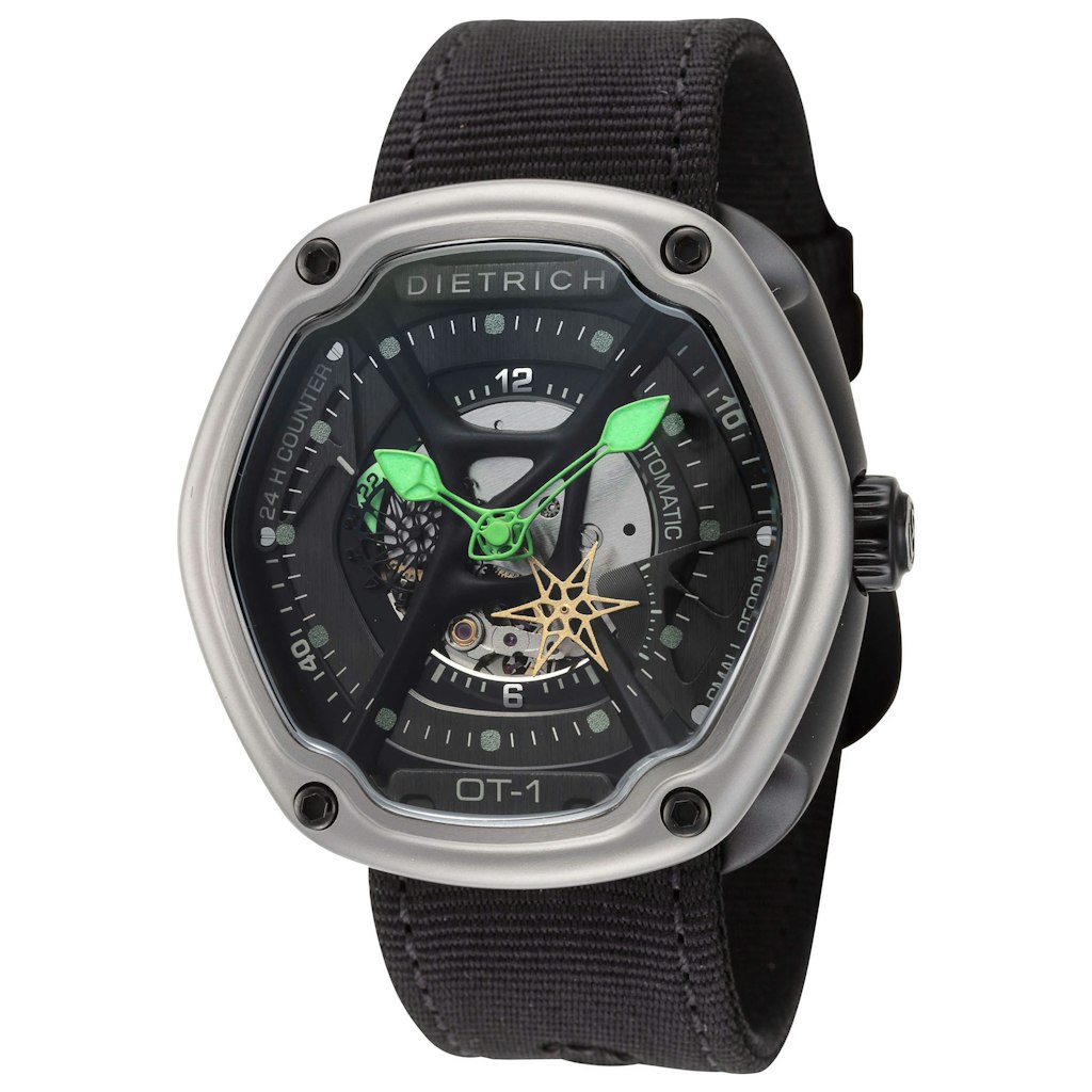 Dietrich Men's Organic Time Automatic Skeleton Watch: $230