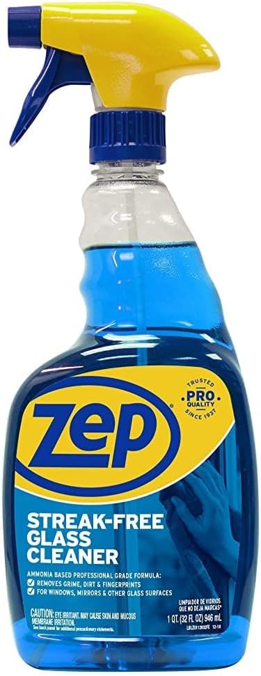 Zep 32-oz. Streak-Free Glass Cleaner: $2.38