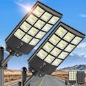 Okpro 5,000W Wide Angle Solar Street Light 2-Pack + free shipping