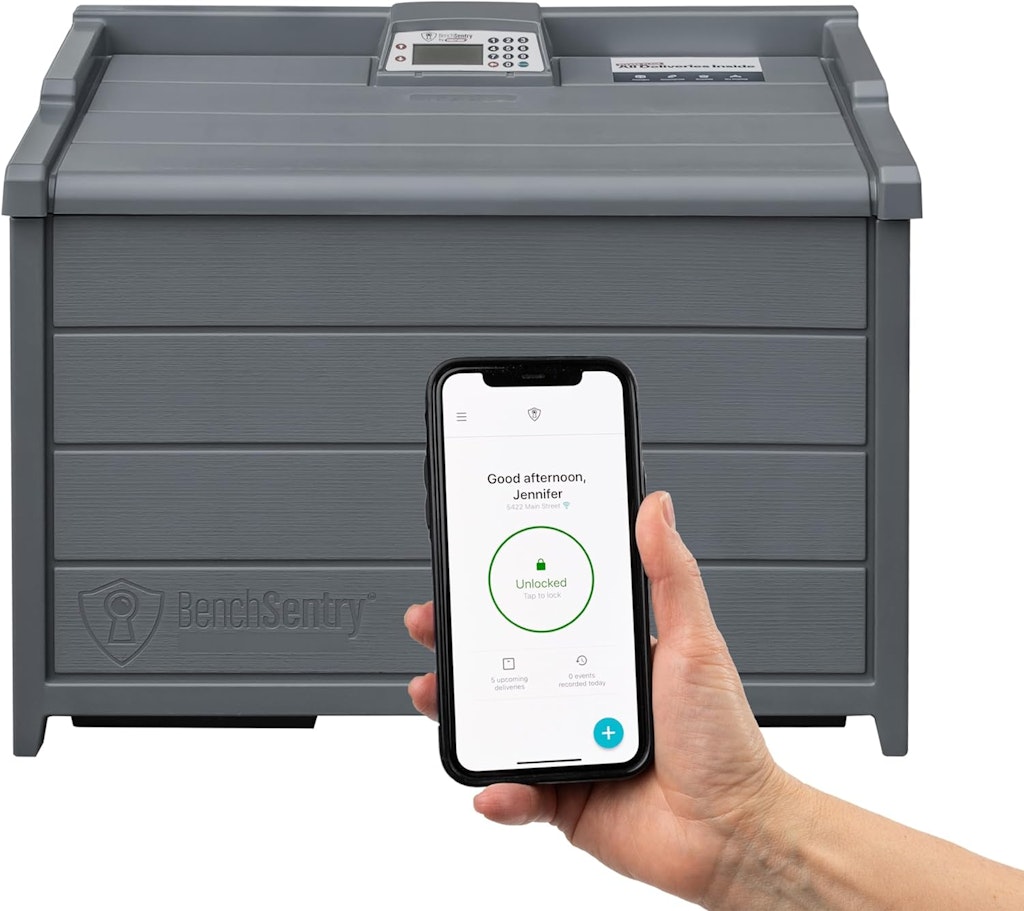 BenchSentry Connect by Genie Slate Package Delivery Box: $239