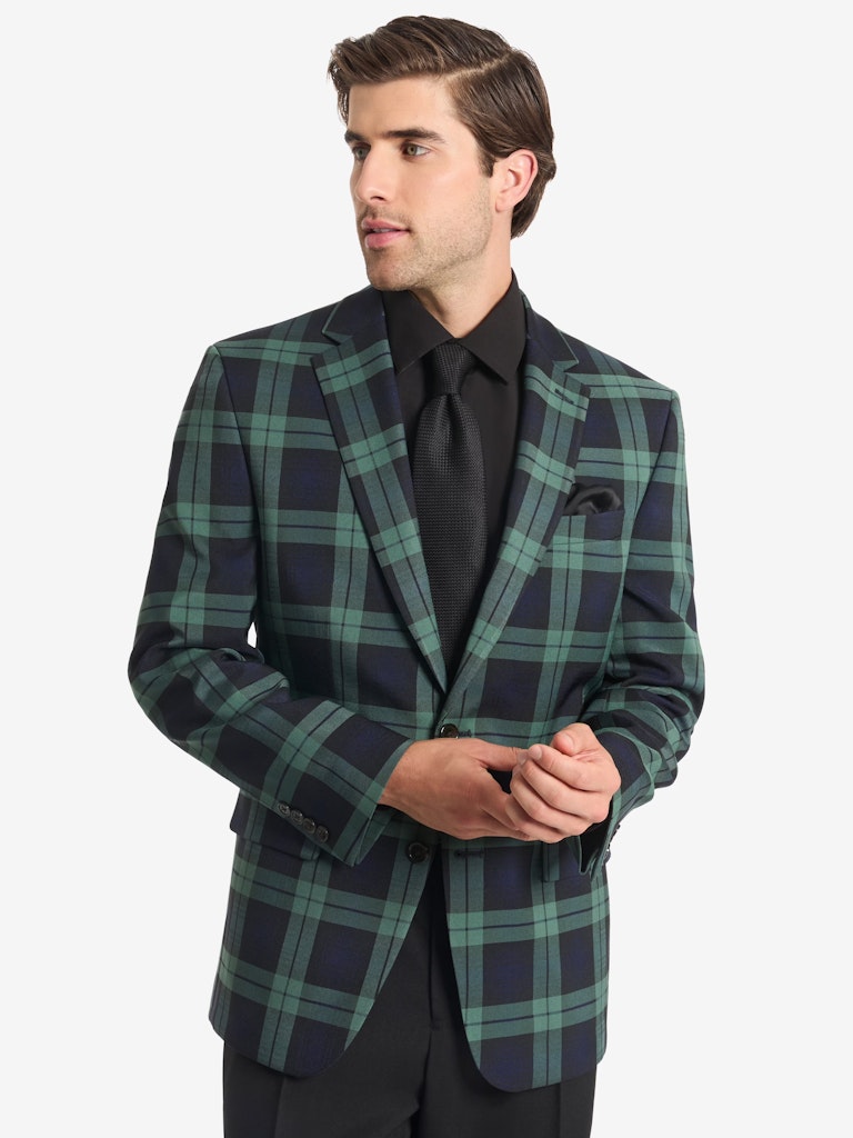 Chaps Men's Holiday Blackwatch Blazer: $32 Chaps Men's Holiday Blackwatch Blazer: $32