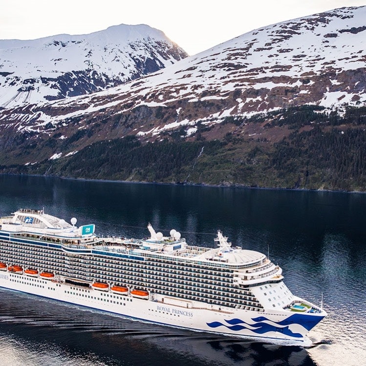Princess Cruises 7-Night Inside Passage Alaska Cruise in August: From $1,344 per person