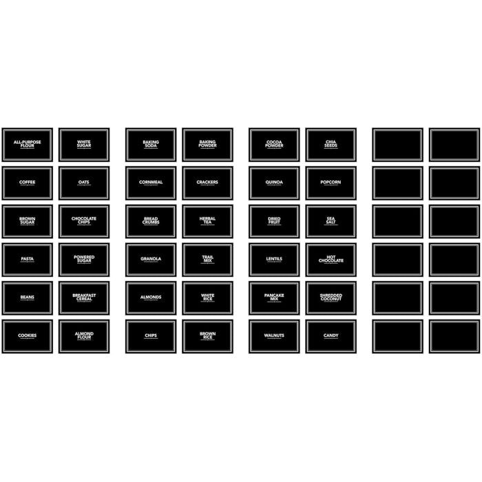 Chalk Peel & Stick Pantry Label 48-Pack: $5.99
