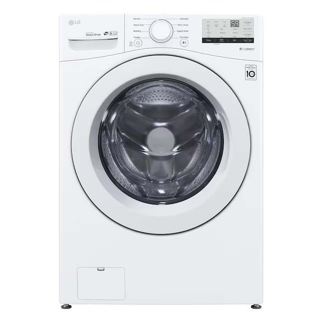 LG High Efficiency Stackable Medium (4.5-cu ft) Front-Load Washer: $698