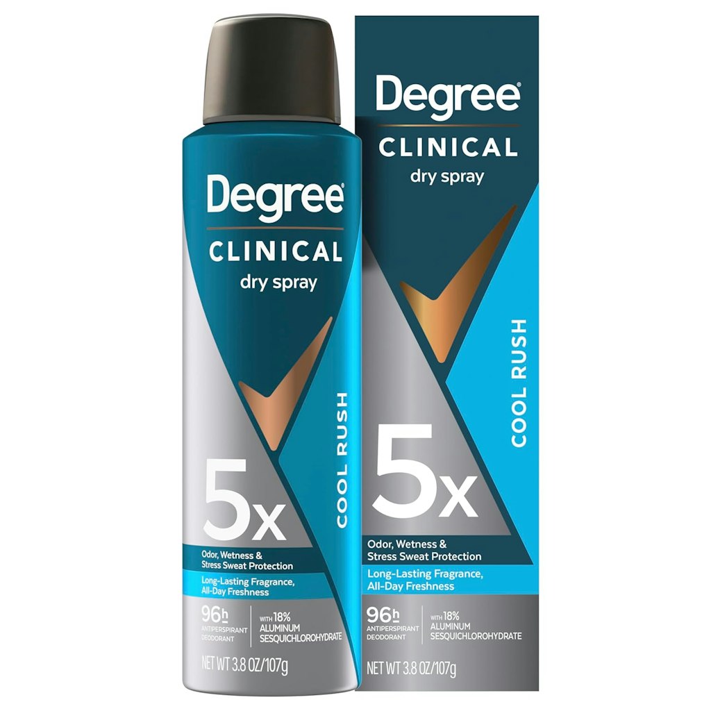 Degree Clinical Strength 3.8-oz. Antiperspirant Deodorant Dry Spray: $8.97