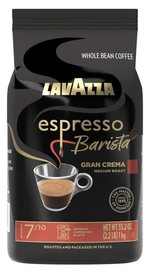 Lavazza 35.2-oz. Espresso Barista Gran Crema Whole Bean Coffee Blend: $12 w/ Sub & Save