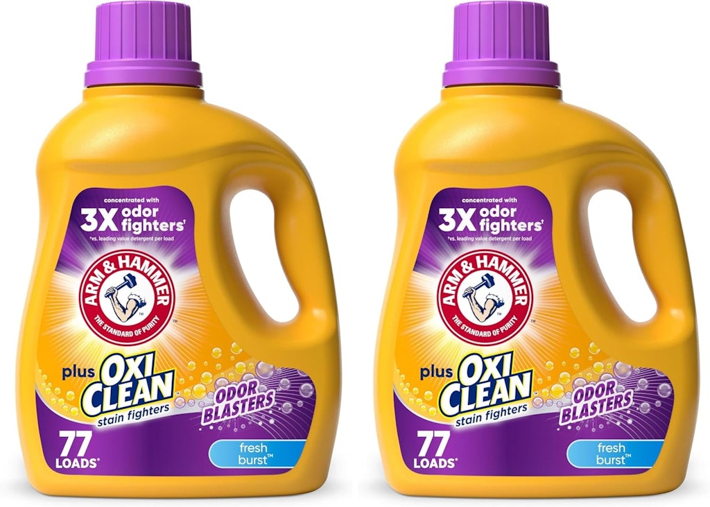 Arm & Hammer OxiClean 100.5-fl. oz. Detergent 2-Pack: $9.77 w/ Sub & Save