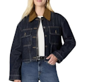 Amazon Essentials Women's OversizedFit Cropped Denim Jacket for $12 + free shipping w/ Prime