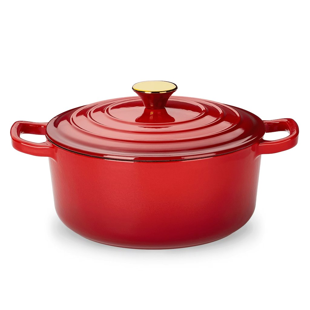 Carote 4.5-Quart Enamel Cast Iron Dutch Oven: $30