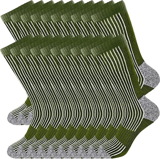 Men's Army Crew Socks 10-Pack: $9.99