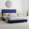 Hillsdale Reece Channel Stitched Upholstered Queen Bed for $75 + free shipping