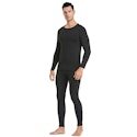 HeroBiker Men's Thermal Top & Bottom Fleece Set for $15 + free shipping w/ $35