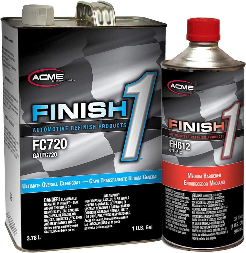 ACME Finish 1 Ultimate Overall High Solids Clearcoat Gallon Kit: $90