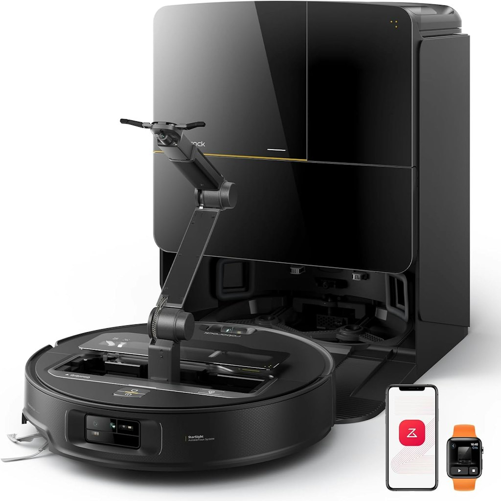 Roborock Saros Z70 Black 22,000Pa Robot Vacuum and Mop: $1,300 Roborock Saros Z70 Black 22,000Pa Robot Vacuum and Mop: $1,300