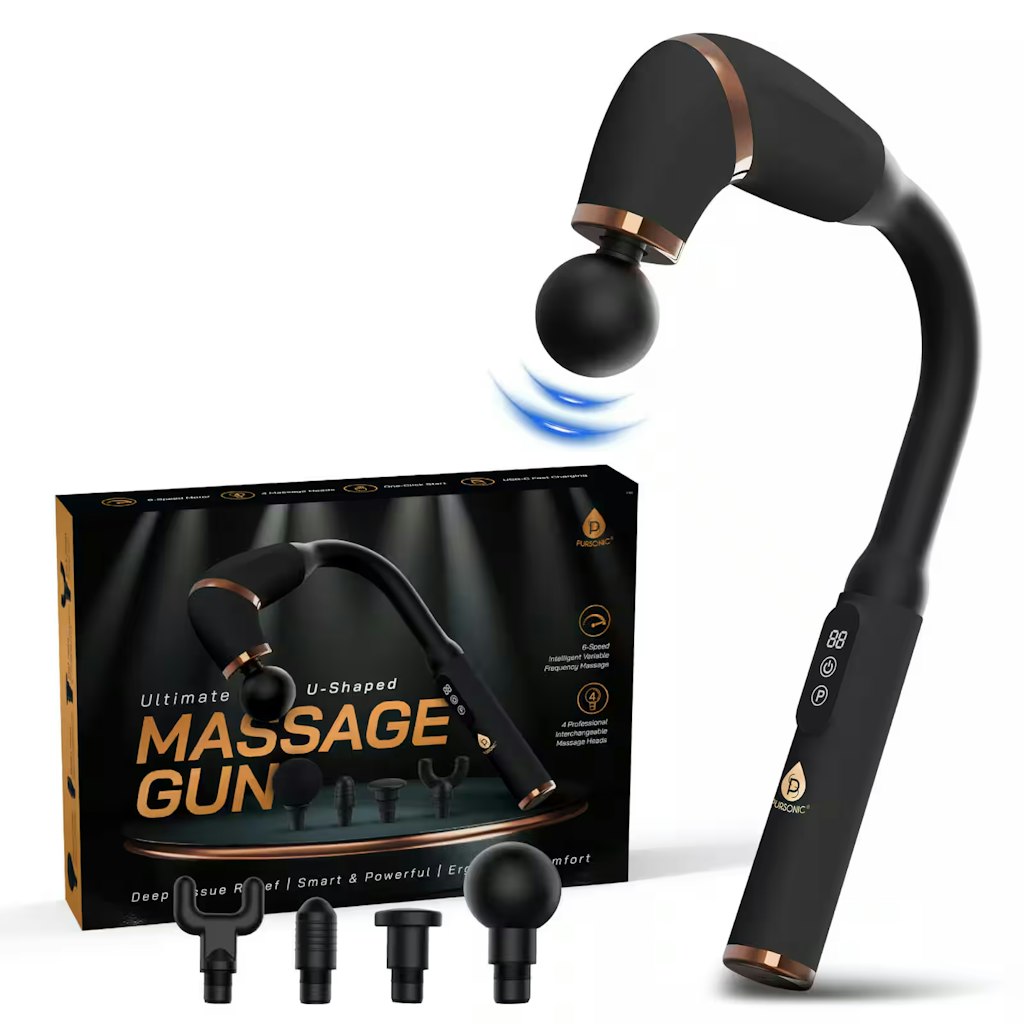 Pursonic Ultimate U-Shaped Massage Gun: $35