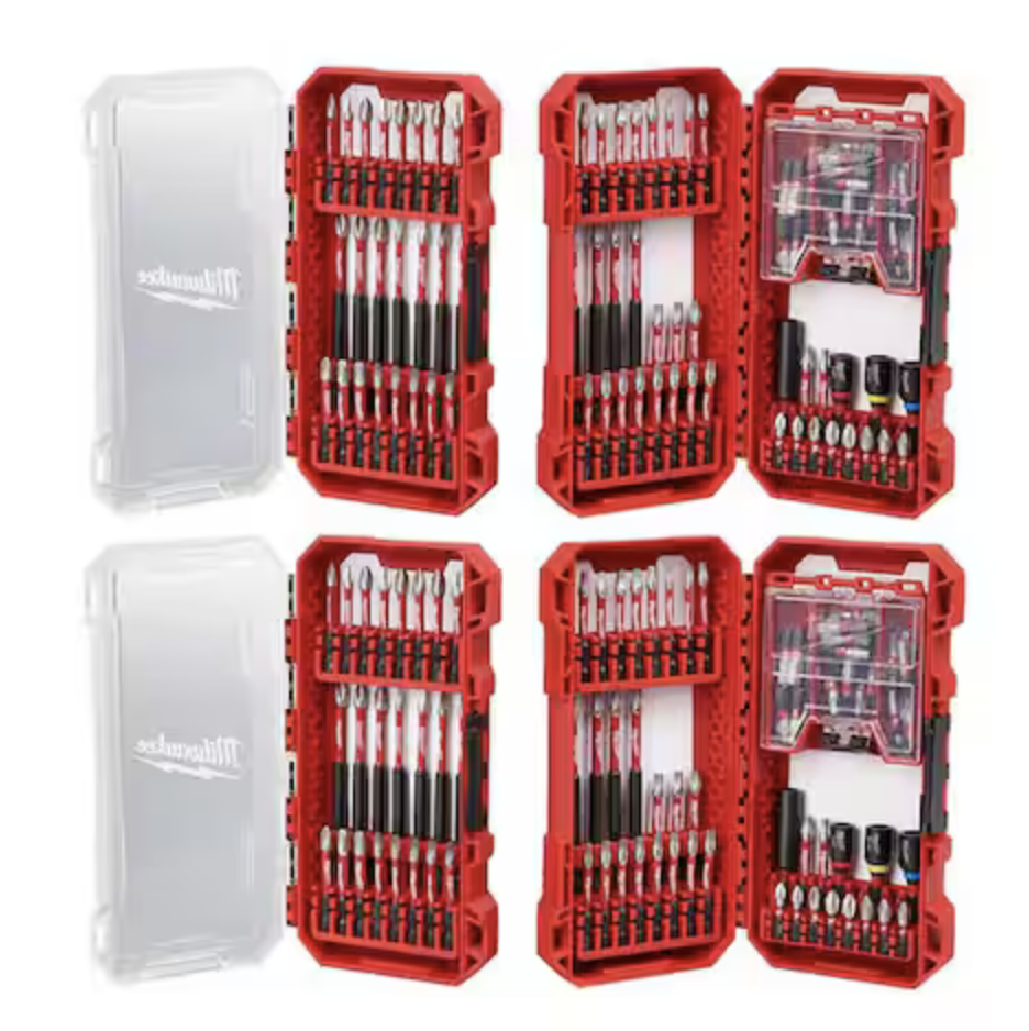 Milwaukee Shockwave 200-Piece Impact-Duty Alloy Steel Screw Driver Bit Set: $60 Milwaukee Shockwave 200-Piece Impact-Duty Alloy Steel Screw Driver Bit Set: $60