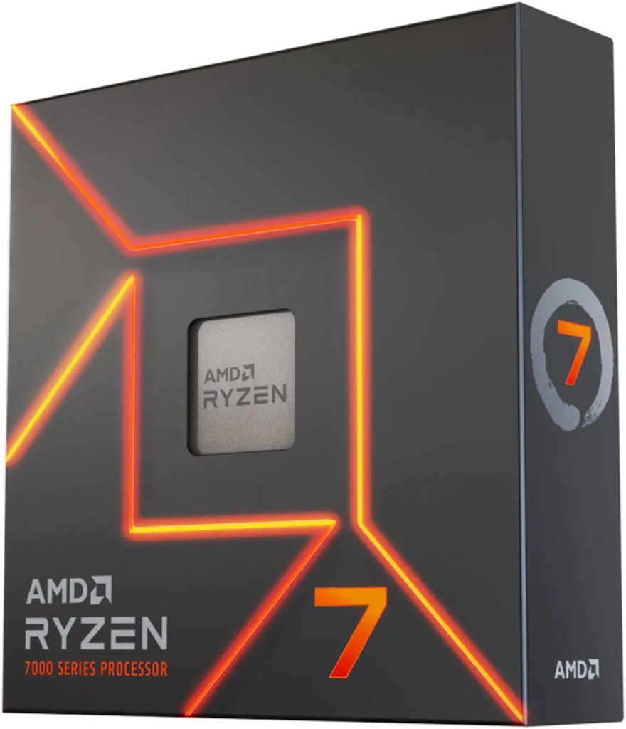 AMD Ryzen 7 7700X Zen 4 8-Core 4.5 GHz 105W Desktop Processor: $230