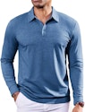 Coofandy Men's Long Sleeve Golf Shirt for $10 + free shipping w/ Prime