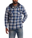 Weatherproof Vintage Men's Sherpa Lined Flannel Hooded Shirt Jacket for $19 + free shipping w/ $25