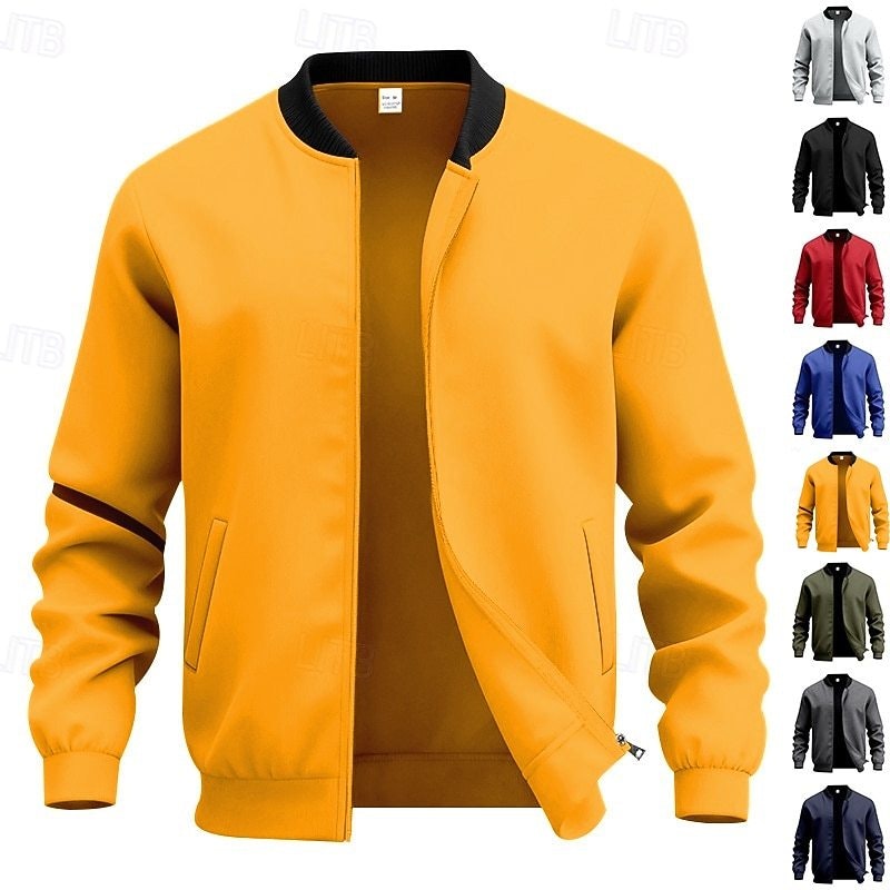 Men's Spring Lightweight Casual Jacket: $9.5