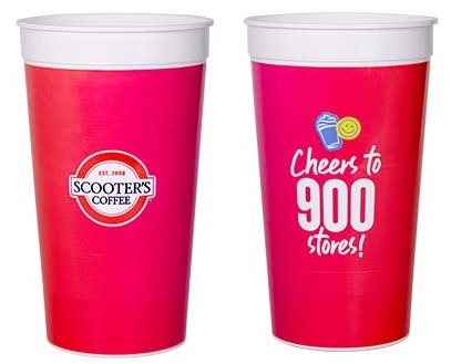 Scooter's Coffee Reusable Cup: Free, while supplies last Scooter's Coffee Reusable Cup: Free, while supplies last