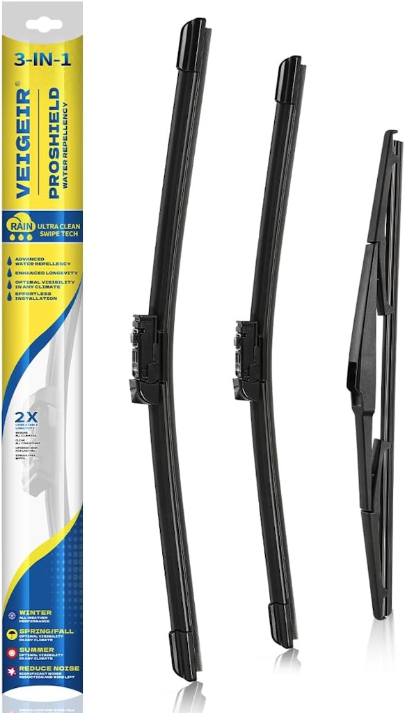 Veigier Wiper Blades 3-Pack : $14.53