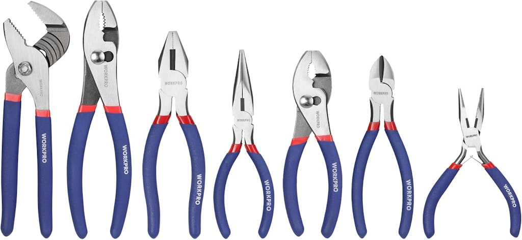 WorkPro 7-Piece Pliers Set: $16.82