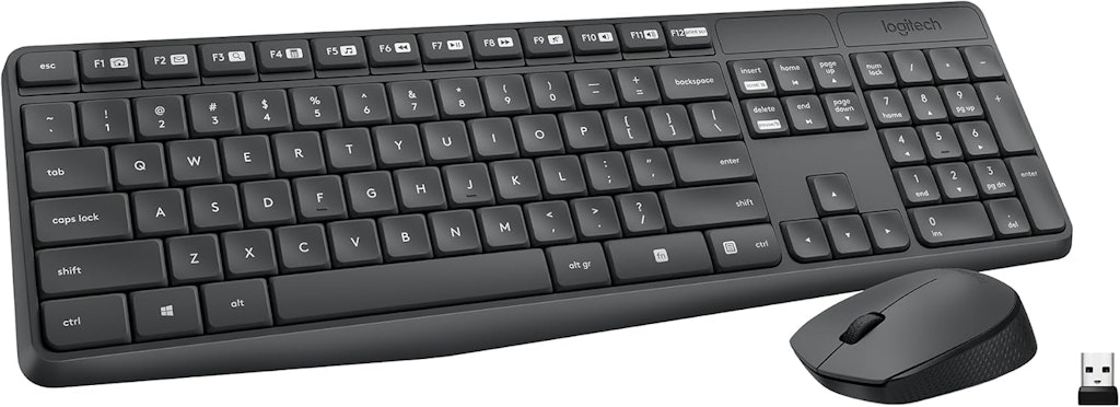 Logitech MK235 Wireless Keyboard and Mouse Combo: $19.99