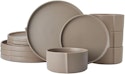 Pfaltzgraff Contemporary Edge 12-Piece Stoneware Dinnerware Set for $48 + free shipping w/ Prime