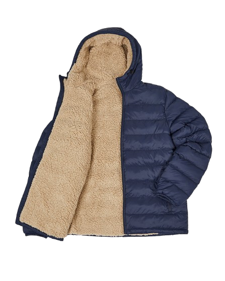 32 Degrees Men's Sherpa-Lined Hoodie Jacket: $30
