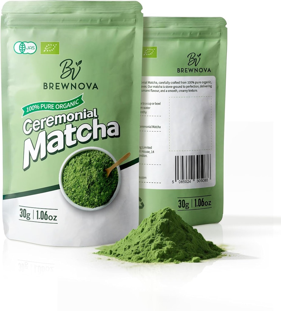 Brewnova 1.06oz Ceremonial Grade Matcha Powder: $7.49
