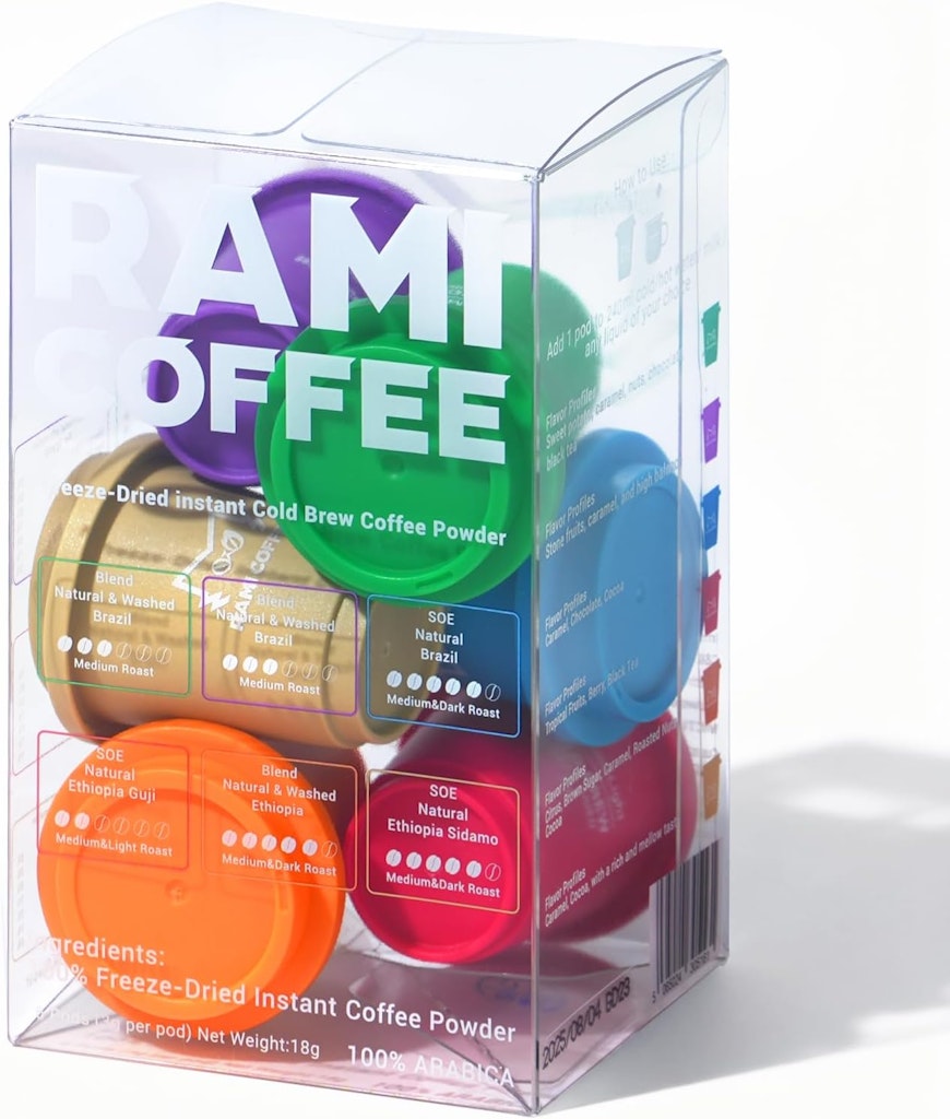 Rami Cold Brew Instant Coffee 6-Pack: $4.99
