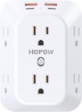 Hopow 6-Outlet 4-Port Surge Protector / Outlet Extender for $10 + free shipping w/ Prime
