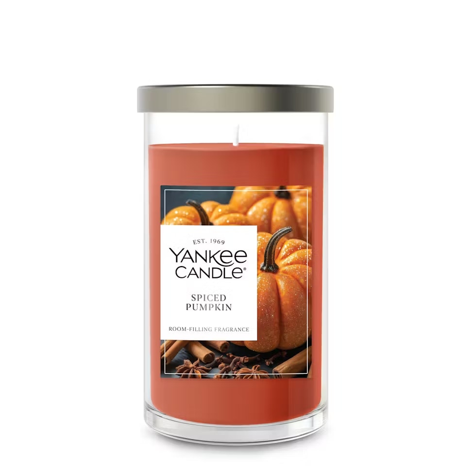 Yankee Candle Spiced Pumpkin Signature Medium Pillar Candle: 50% off Yankee Candle Spiced Pumpkin Signature Medium Pillar Candle: 50% off