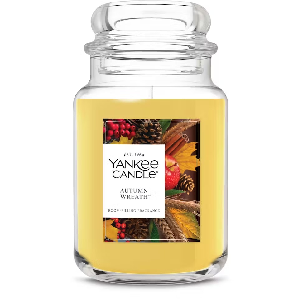 Yankee Candle Autumn Wreath Original Large Jar Candle: Buy 1, get 50% off 2nd Yankee Candle Autumn Wreath Original Large Jar Candle: Buy 1, get 50% off 2nd