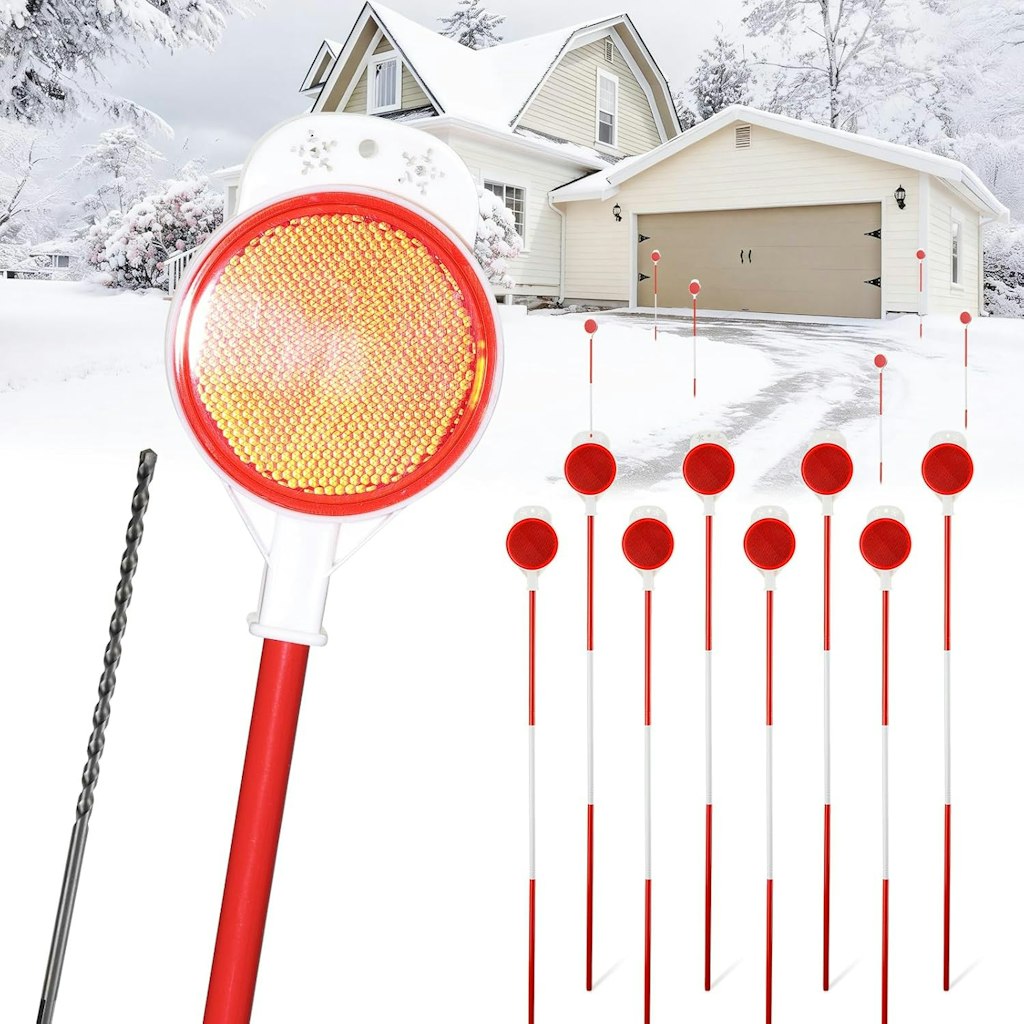 Driveway Marker Reflectors 8-Pack: $18
